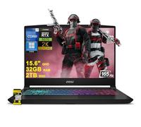 msi Katana 15 HX Gaming Laptop 39.6 cm QHD 165Hz (100% DCI-P3) Intel 16-core i7-14650HX (Beats i9-12900H) 32GB RAM 2TB SSD GeForce RTX 5070 DLSS4 (hasta 798 AI Tops) RGB retroiluminado USB-C Wins