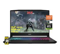 MSI Katana A15 AI Gaming Laptop 15.6 pulgadas FHD IPS 144Hz AMD Octa-core Ryzen 7 8845HS (Beats i7-12700H) 32GB RAM 1TB SSD GeForce RTX 4060 8GB RGB retroiluminado USB-C Nahimic Win11 con accesorio