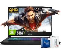 MSI Katana HX - Laptop para juegos, pantalla IPS QHD+ de 15.6 pulgadas, 165 Hz, i9-14900HX de 24 núcleos (hasta 5.8 GHz, GeForce RTX 5070, listo para AI y VR, Copilot+ PC, teclado retroiluminado RGB