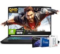 MSI Katana HX - Laptop para juegos, pantalla IPS QHD+ de 15.6 pulgadas, 165 Hz, i9-14900HX de 24 núcleos (hasta 5.8 GHz, GeForce RTX 5070, listo para AI&VR, Copilot+ PC, teclado retroiluminado RGB