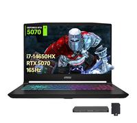 msi Katana - Laptop para juegos QHD de 15.6 pulgadas, 165 Hz, Intel i7-14650HX, GeForce RTX 5070 8 GB GDDR7, 32 GB DDR5, 1 TB SSD, teclado retroiluminado RGB de 4 zonas, Wi-Fi 6E, Win 11 Pro, negro