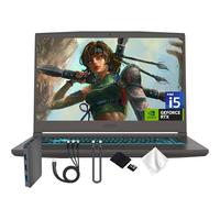 msi Laptop delgada de 15 15.6 pulgadas FHD 144Hz para juegos, NVIDIA GeForce RTX 4050, Intel Core i5-13420H, 32 GB de RAM, almacenamiento de 2 TB (SSD PCIe de 1 TB y estación de acoplamiento de 1 TB