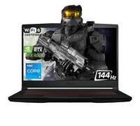MSI Laptop delgada GF63 para juegos, pantalla FHD de 15.6 pulgadas, 144 Hz, Intel Core i5-12450H de 12ª generación, NVIDIA GeForce RTX 4050, 16 GB de RAM, SSD PCIe de 1 TB, cámara web, KB