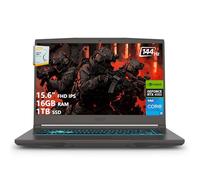 msi Laptop delgada para juegos 15 | 15.6 pulgadas FHD IPS 144Hz | Intel 8-Core i5-13420H (> i7-12650H) | 16GB RAM 1TB SSD | GeForce RTX 4050 6GB | Teclado retroiluminado USB-C Wi-Fi 6E Win11 con