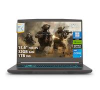 msi Laptop delgada para juegos 15 | 15.6 pulgadas FHD IPS 144Hz | Intel 8-Core i5-13420H (> i7-12650H) | 32GB RAM 1TB SSD | GeForce RTX 4050 6GB | Teclado retroiluminado USB-C Wi-Fi 6E Win11 Pro con