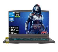 msi Laptop delgada para juegos de 15.6 pulgadas FHD IPS 144Hz Intel 8-core i5-13420H (> i7-12650H) 16GB RAM 1TB SSD GeForce RTX 4050 USB-C retroiluminado Wi-Fi6E Win11Pro ICP Hub