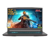 MSI Laptop delgada para juegos de 15.6 pulgadas FHD IPS 144Hz | Intel 8-core i5-13420H (>i7-12650H) | 16GB DDR4 512GB SSD | GeForce RTX 4060 | USB-C Win11Pro retroiluminado con accesorio DLCA