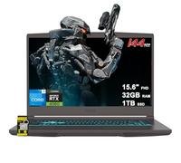 MSI Laptop delgada para juegos de 15.6 pulgadas FHD IPS 144Hz Intel Octa-core i5-13420H (Beats i7-12650H) 32GB RAM 1TB SSD GeForce RTX 4060 retroiluminado USB-C Win11 con hub ICP