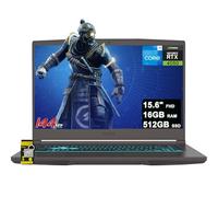 msi Laptop delgada para juegos de 15.6 pulgadas FHD IPS 144Hz Intel Octa-core i5-13420H (Beats i7-12650H) 16GB RAM 512GB SSD GeForce RTX 4050 retroiluminado USB-C Wi-Fi6E Win11 ICP Hub