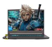 MSI Laptop delgada para juegos de 15.6 pulgadas FHD IPS 144Hz Intel Octa-core i5-13420H (> i7-11800H) 16GB RAM 512GB SSD GeForce RTX 4050 retroiluminado USB-C Win11 con hub ICP