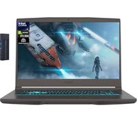 msi Laptop delgada para juegos FHD Intel Core i5-13420H de 15.6 pulgadas, NVIDIA GeForce RTX 3050, 16 GB de RAM 1 TB SSD, estación de acoplamiento de 256 GB 9H, cámara web, Wi-Fi 6E, teclado
