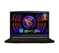 MSI Laptop para juegos GF63 de 15.6 pulgadas y 144 Hz: Intel Core i5-12450H de 12ª generación, NVIDIA GeForce RTX 4050, 32GB DDR4, 1TB NVMe SSD, Type-C, Cooler Boost 5, Win11 Home: Negro