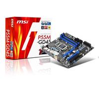 MSI LGA 1156 Intel P55 Micro ATX - Placa base Intel P55M-GD45