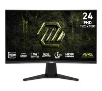 MSI MAG 245C X24 Pantalla Curva para Gaming 24'' FHD, panel VA 1920 x 1080, 240 Hz, 1 ms, HDR Ready, AMD FreeSync Premium, HDMI 2.0b, DP 1.2a, sin bordes, inclinación ajustable, compatible con