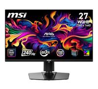 MSI MAG 271P QD-OLED X24 - Pantalla para juegos (26,5 pulgadas, WQHD), color cuantum Dot OLED 2560 x 1440, 240 Hz, 0,03 ms, 99% DCI-P3, ΔE≤2, DisplayHDR True Black 400 - DP 1.4a, HDMI 2.1
