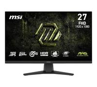 MSI mag 272F X24 - Pantalla para Juegos (27 Pulgadas, Full HD, IPS 1920 x 1080, 240 Hz/0,5 ms, HDR Ready, Eye Care, AI Vision HDMI 2.0b, P 1.2a, diseño sin Bordes, Compatible con VESA, Negro