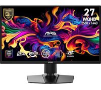 msi mag 272QP QD-OLED X24 27'' 2560x1440 (QHD) Monitor Gaming, 240Hz, Sincronización adaptativa, HDMI, DisplayPort, Montaje VESA, inclinación, Altura Ajustable, Altavoz, 0,03ms, Negro