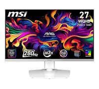 MSI mag 272QPW QD-OLED X28 27" WQHD, Monitor de Juegos, Panel OLED Quantum Dot 2560 x 1440, 280Hz, 0,03 ms, DisplayHDR True Black 400, HDMI 2.1, DP 1.4a, USB C (15 WPD), Blanco