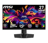 MSI mag 273QP QD-OLED X24 - Monitor Gaming Plano 26.5" WQHD - Panel OLED Quantum Dot 2560 x 1440 240Hz / 0.03ms, 99% DCI-P3, Delta E≤2, DisplayHDR True Black 400, DP 1.4a, HDMI 2.1