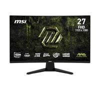 msi mag 274CF E20 Gaming Monitor 27 Pulgadas 1920 x 1080 (FHD), 200Hz, AMD FreeSync Premium, HDMI, DisplayPort, VESA, inclinación Ajustable, 0,5 ms, Negro