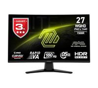 MSI - MSI MONITOR MAG 274CQF. 27 RAPID VA CURVO 1500R. 2560X1440 . 180HZ. NEGRO
