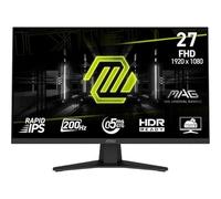 MSI MAG 274FDE, Gaming-Monitor - (68.6 cm (27 Zoll), schwarz, FullHD, Rapid-IPS, HDR Ready, Adaptive-Sync, 200Hz Panel) [Energieklasse E] (9S6-3CE41H-046)