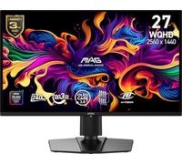 msi mag 274QP QD-OLED X24 Monitor para Juegos de 27 Pulgadas 2560 x 1440 (QHD), 240Hz, sincronización adaptativa, HDMI, DisplayPort, Montaje VESA, inclinación, Altura Ajustable, Altavoz, 0,03 ms