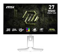 MSI mag 274QRFW X32 Monitor Gaming, 27" WQHD, 2560 x 1440 Rapid IPS, 320 Hz, 0,5 ms, DisplayHDR 400, Compatible con G-Sync, Eye Care, HDMI 2.1, DP 1.4a, inclinación/Altura Ajustables, Blanco