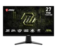 MSI mag 275FA E20 Monitor Gaming de 27" FHD, 1920 x 1080 Rapid IPS, 200 Hz, 0,5 ms, Compatible con HDR, Adaptive Sync, Eye Care, AI Vision, HDMI 2.0b, DP 1.2a, sin Marco, Montaje Vesa, Negro