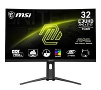 MSI mag 321CUPDE 31,5 Pulgadas UHD Curved Gaming Monitor - 1500R 3840 x 2160 VA Panel, 160 Hz / 1 ms, sincronización adaptativa - DP 1.4a, USB Type-C (DP Antiguo, W/15 W PD), HDMI 2.1 CEC