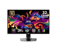 MSI MAG 321UP QD-OLED 32 pulgadas QD-OLED 3840 x 2160 (UHD) Monitor de computadora, 165Hz, sincronización adaptativa, HDMI, puerto de pantalla, puerto VGA, montaje VESA, inclinación, altura ajustable,