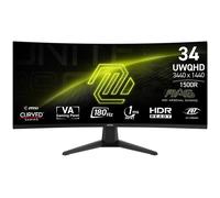 MSI MAG 346CQ 34" UWQHD 180Hz VA Curvo UltraWide VESA Antirreflejo