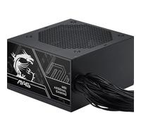 MSI mag A650BN PCIE5 III Fuente de alimentación, 650 W, 80 Plus Bronce, ATX 3.1, PCIe 5.1 GPU, Nativo 12V-2x6, Conector Bicolor 12V-2x6, ATX PSU, Cable de Revestimiento en Relieve Mate