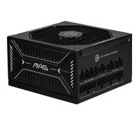 MSI mag A850GLS PCIE5, Fuente de alimentación, 850W, 80 Plus Gold, ATX 3.1, Compatible con GPU PCIe 5.1, 12V-2x6 nativos, Conector 12V-2x6 de Dos Colores, Fuente de alimentación ATX