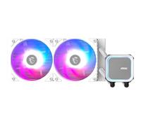 MSI MAG CORELIQUID A13 240 WHITE - Refrigeración Líquida All-in-One RGB Blanca, Radiador 240 mm, Ventiladores PWM, Pantalla LCD Táctil