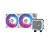 MSI MAG CORELIQUID A13 240 WHITE - Refrigeración Líquida All-in-One RGB Blanca, Radiador 240 mm, Ventiladores PWM, Pantalla LCD Táctil
