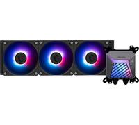 MSI MAG CORELIQUID A15 360 - AIO ARGB - Enfriador líquido de CPU - Radiador de 360 mm - Listo para LGA 1851 - Ventiladores triples ARGB PWM de 120 mm, color negro