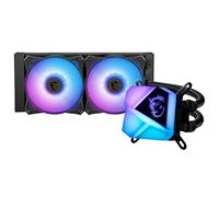 MSI MAG CORELIQUID C240 Refrigeración Líquida CPU AIO - Excepcional Blockhead ARGB, Bomba de Radiador Integrada, Flujo Dividido, Tubería a Prueba de Evaporación - Admite AMD e Intel