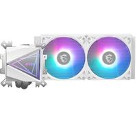 MSI MAG CORELIQUID I240 White - AIO ARGB - Enfriador líquido para CPU - Radiador de 400 mm - Listo para LGA 1700 - Ventiladores triples ARGB PWM de 120 mm, color blanco