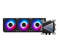 MSI MAG CORELIQUID I360 AIO CPU Refrigeración líquida, Colplate ampliada, ventiladores ARGB Blockhead y LDB, radiador de flujo dividido, Mystic Light, Compatible con Intel y AMD