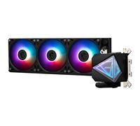 MSI MAG CORELIQUID I360 AIO CPU Refrigeración líquida, Colplate ampliada, ventiladores ARGB Blockhead y LDB, radiador de flujo dividido, Mystic Light, Compatible con Intel y AMD
