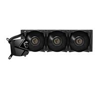 MSI, MAG CORELIQUID P360 Refrigeración Líquida CPU AIO, Discreto Acabado Negro Piano, Bomba de Radiador Integrada, Flujo Dividido, Tubería Anti-Evaporación, Fácil de Instalar, Admite AMD e Intel