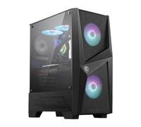 MSI MAG FORGE 100R carcasa de ordenador Midi Tower Negro, Transparente