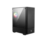 MSI MAG Forge 111R - Caja PC gaming ATX (Conectores 2x USB 3.0, Ventilador con controlador incluido 1x 120 mm A-RGB, negro, RGB)