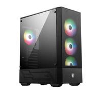 MSI MAG FORGE 112R carcasa de ordenador Midi Tower Negro, Transparente