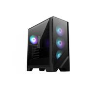 MSI MAG FORGE 320R AIRFLOW carcasa de ordenador Micro Torre Negro, Transparente