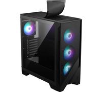 MSI mag Forge 321R Airflow Mid Tower ATX Gaming Case, diseño de plástico ABS, Ventilador ARGB, Tablero de Control ARGB, Ventana de Vidrio Templado