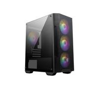 MSI MAG FORGE M100A carcasa de ordenador Micro Torre Negro, Transparente
