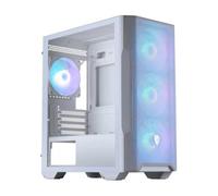 MSI mag Forge M100R Semi Torre mATX Cristal Templado USB 3.2 ARGB Blanca
