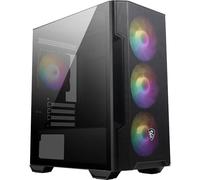 MSI MAG FORGE M100R carcasa de ordenador Midi Tower Negro, Transparente